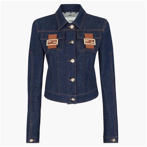 fendi monster jacket womens|Fendi denim jacket women's.